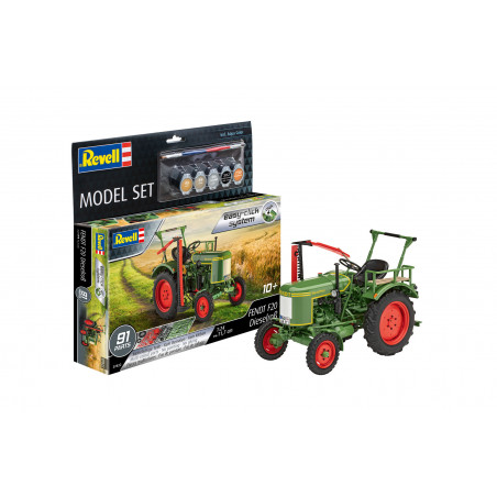 Model Set Fendt F20 Dieselroß easy-click-system, Revell Bausatz zum Zusammenstecken + Basiszubehör