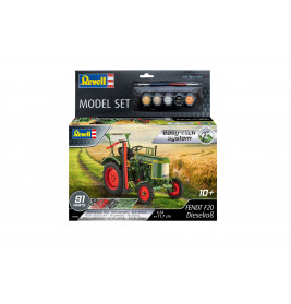 Model Set Fendt F20 Dieselroß easy-click-system, Revell Bausatz zum Zusammenstecken + Basiszubehör