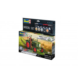 Model Set Fendt F20 Dieselroß easy-click-system, Revell Bausatz zum Zusammenstecken + Basiszubehör