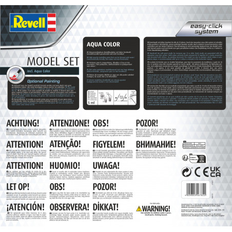 Model Set Fendt F20 Dieselroß easy-click-system, Revell Bausatz zum Zusammenstecken + Basiszubehör