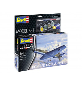 Model Set Dornier Do 335 Pfeil, Revell Modellbausatz mit Basiszubehör