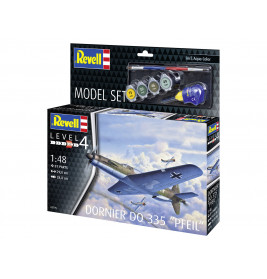 Model Set Dornier Do 335 Pfeil, Revell Modellbausatz mit Basiszubehör