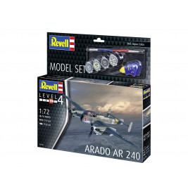 Model Set Arado Ar 240 , Revell Modellbausatz mit Basiszubehör