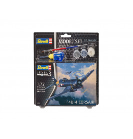 Model Set F4U-4 Corsair, Revell Modellbausatz mit Basiszubehör