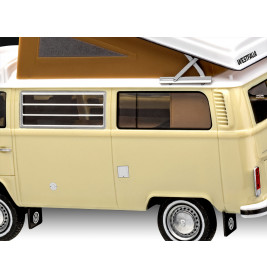 Model Set VW T2 Camper easy-click-system, Revell Bausatz zum Zusammenstecken + Basiszubehör