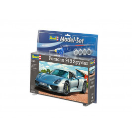 Model Set Porsche 918 Spyder, Revell Modellbausatz mit Basiszubehör