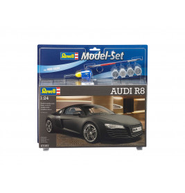 Model Set AUDI R8, Revell Modellbausatz mit Basiszubehör