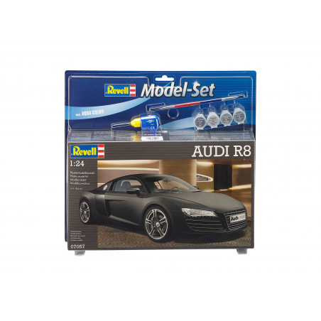 Model Set AUDI R8, Revell Modellbausatz mit Basiszubehör