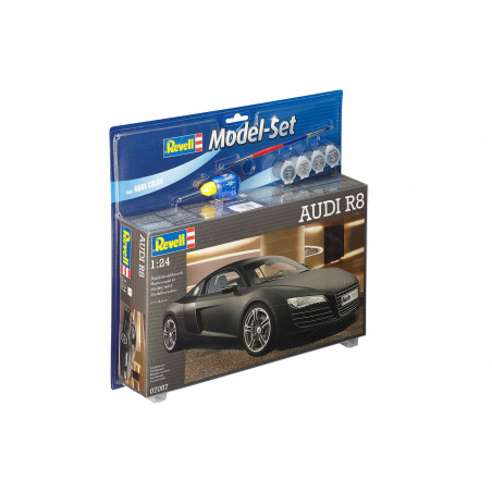 Model Set AUDI R8, Revell Modellbausatz mit Basiszubehör