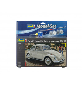 Model Set VW Beetle Limousine 68, Revell Modellbausatz mit Basiszubehör