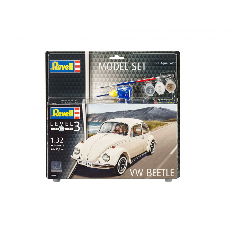 Model Set VW Beetle, Revell Modellbausatz mit Basiszubehör