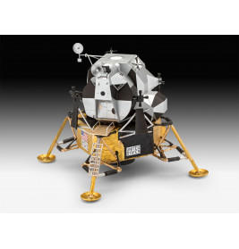 Geschenkset Apollo 11 Lunar Module Eagle, Revell Modellbausatz mit Basiszubehör