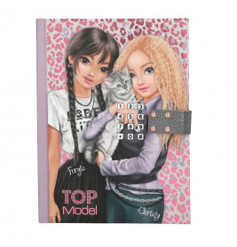 TOPModel Geheimcode Tagebuch mit Sound REBEL KITTY