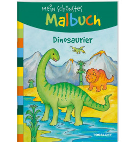 Mein schönstes Malbuch. Dinosaurier