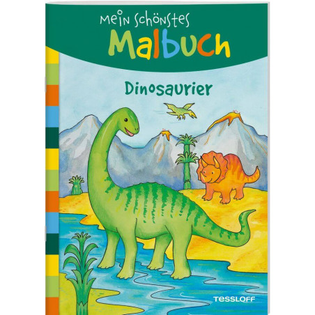 Mein schönstes Malbuch. Dinosaurier