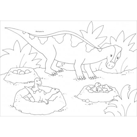 Mein schönstes Malbuch. Dinosaurier