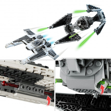 75348 Mandalorianischer Fang Fighter vs. TIE Interceptor