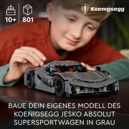 42173 Koenigsegg Jesko Absolut Supersportwagen in Grau