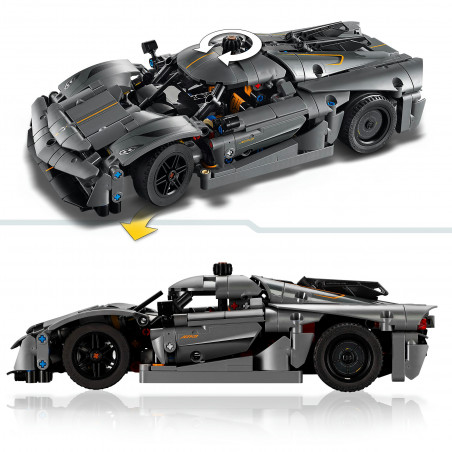 42173 Koenigsegg Jesko Absolut Supersportwagen in Grau