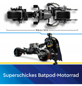 76273 Batman™ Baufigur mit dem Batpod