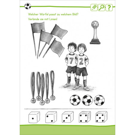 Rätselspaß Fußball. Ab 6 Jahren
