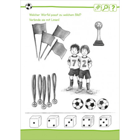 Rätselspaß Fußball. Ab 6 Jahren