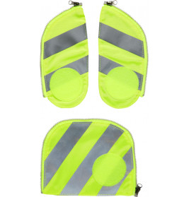 ergobag Fluo-Zip Set mit Reflektorstreifen Gelb