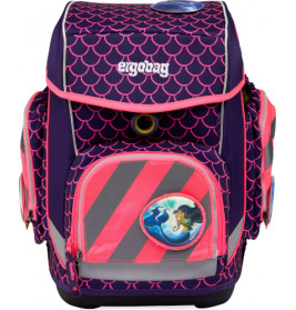 ergobag Fluo-Zip Set mit Reflektorstreifen Pink