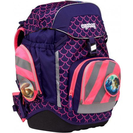 ergobag Fluo-Zip Set mit Reflektorstreifen Pink