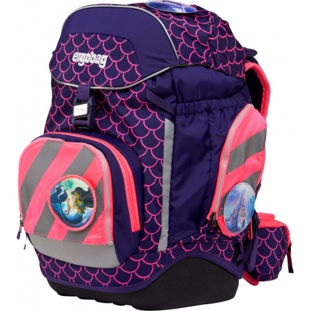 ergobag Fluo-Zip Set mit Reflektorstreifen Pink