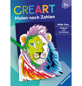 Ravensburger 48912 CreArt Malen nach Zahlen ab 7: Wilde Tiere Kreativität