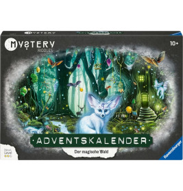 Box von Adventskalender: Der magische Wald mit weißem Fuchs in leuchtendem, magischem Wald.