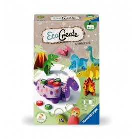 Ravensburger EcoCreate 23671 - Roar with the Dinosaurs - DIY Bastelset für Kinder ab 6 Jahren