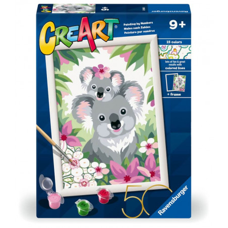 Ravensburger 23936 Malen nach Zahlen Koala Cuties Malen nach Zahlen Serie D