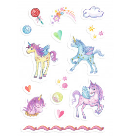 Sticker - Einhorn-Paradies