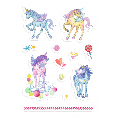 Sticker - Einhorn-Paradies