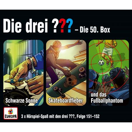 CD- Box Die drei ??? 50. Box (F151-153)