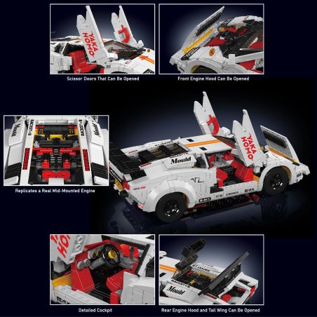 Mould King 13194 Lambo-coutach White