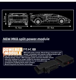 Mould King 13194 Lambo-coutach White