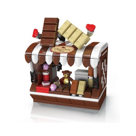 Mould King 24027 Chocolate Shop