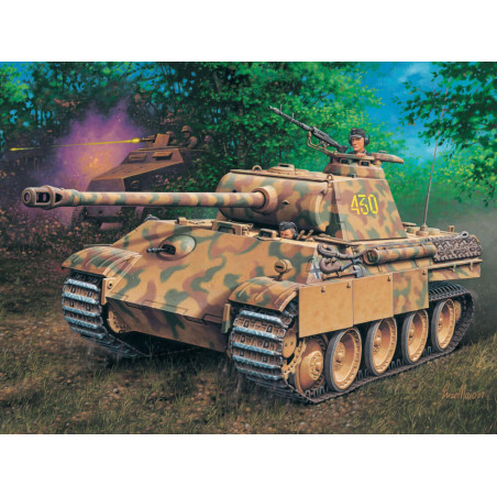 Model Set Panther Ausf. G , Revell Modellbausatz mit Basiszubehör