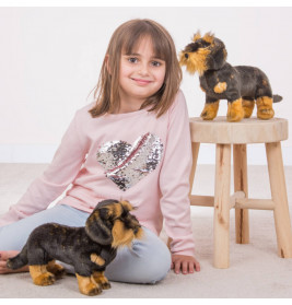 Teddy Hermann Rauhaardackel, 28 cm