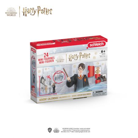 Harry Potter Schleich Adventskalender mit 24 Mini-Figuren, für Kinder ab 6 Jahren, mit Harry-Potter-Motiven.