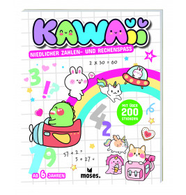 KAWAII Supersüßer Rätsel- und Malspaß