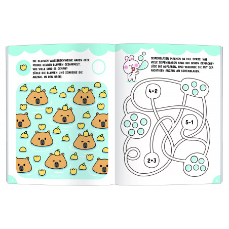 KAWAII Supersüßer Rätsel- und Malspaß