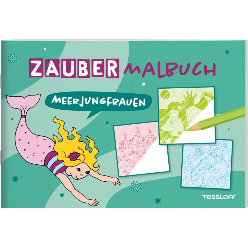 Zaubermalbuch. Meerjungfrauen