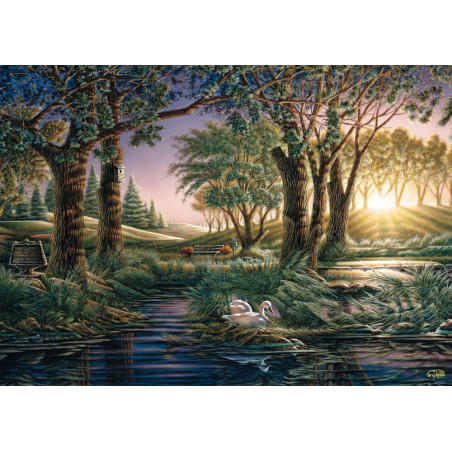 PU1000T.T.Redlin Morgenzauber am Teich