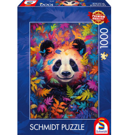 PU1000T.Pandabär im Regenbogenwald