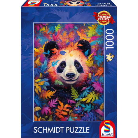 PU1000T.Pandabär im Regenbogenwald