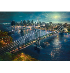 Mond über Manhatten, Puzzle Thomas Kinkade 2.000 Teile